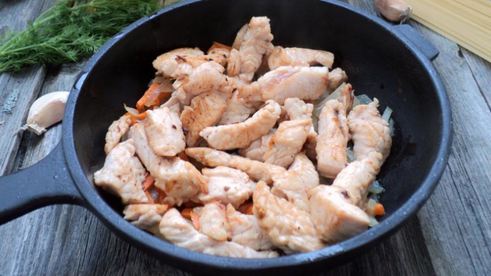 паста с индейкой