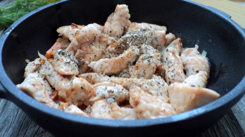 паста с индейкой