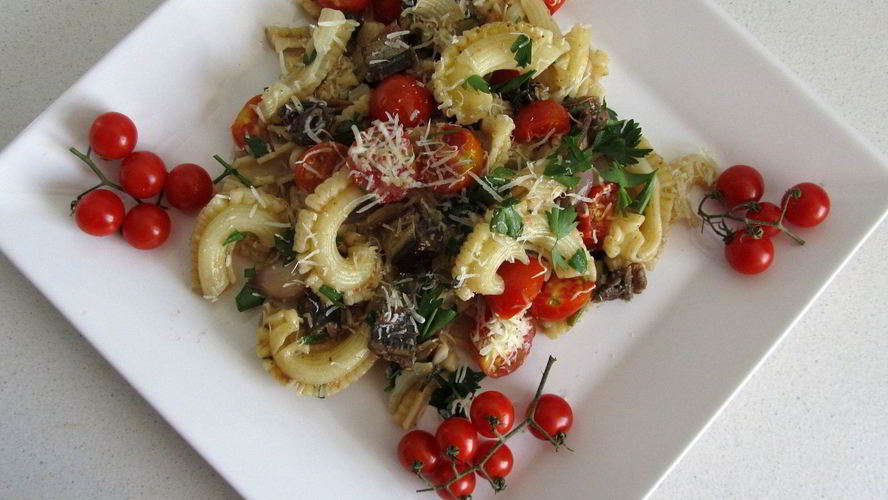 Рецепт паста с копченой мойвой