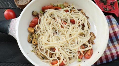 паста с морепродуктами