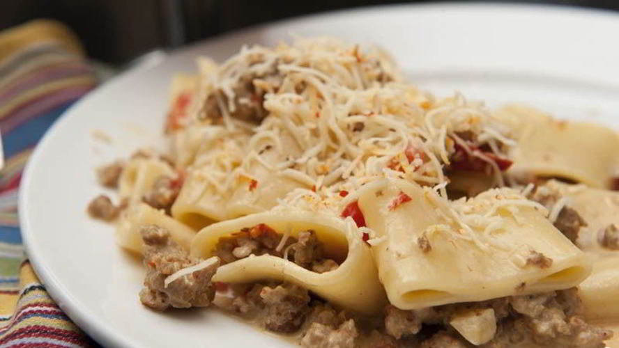 Рецепт паста с мясным фаршем