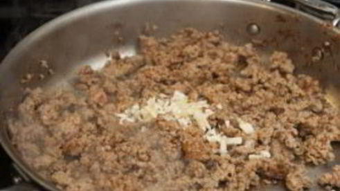 паста с мясным фаршем