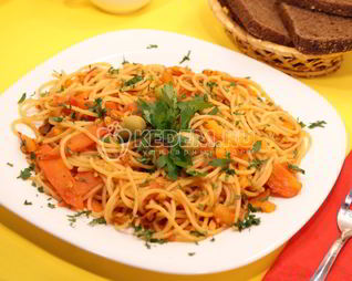 Паста с овощами