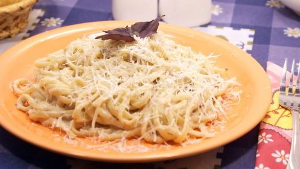 Рецепт Паста с соусом бешамель и курицей
