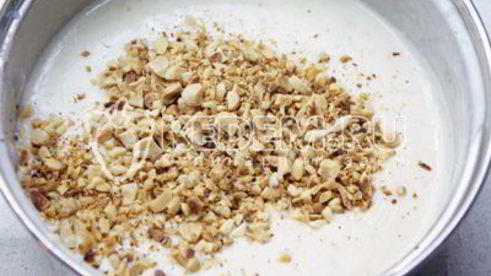 паста с соусом бешамель и курицей