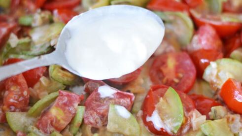 паста с цукини и помидорами