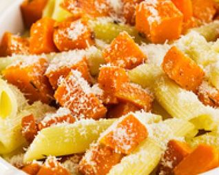 Паста с тыквой и пармезаном