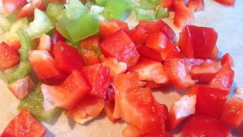 паста в томатном соусе с грибами