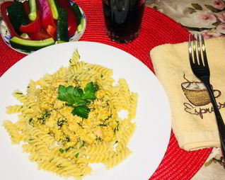 Сливочная паста с куриной грудкой