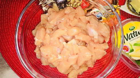 сливочная паста с куриной грудкой