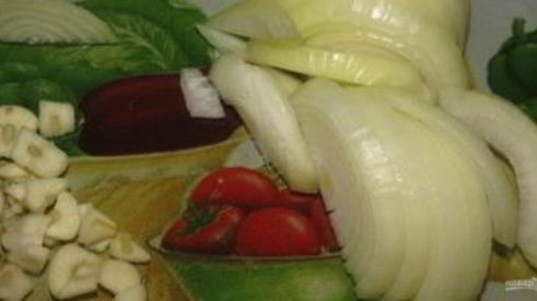 спагетти с курицей в сметанном соусе