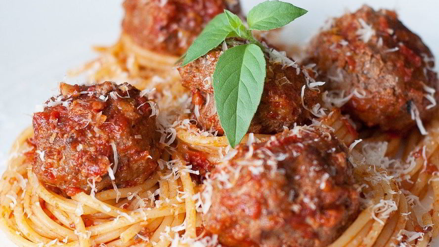 Рецепт спагетти с митболами