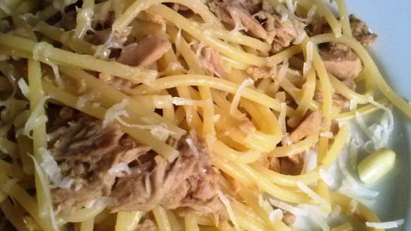 Рецепт Спагетти с тунцом