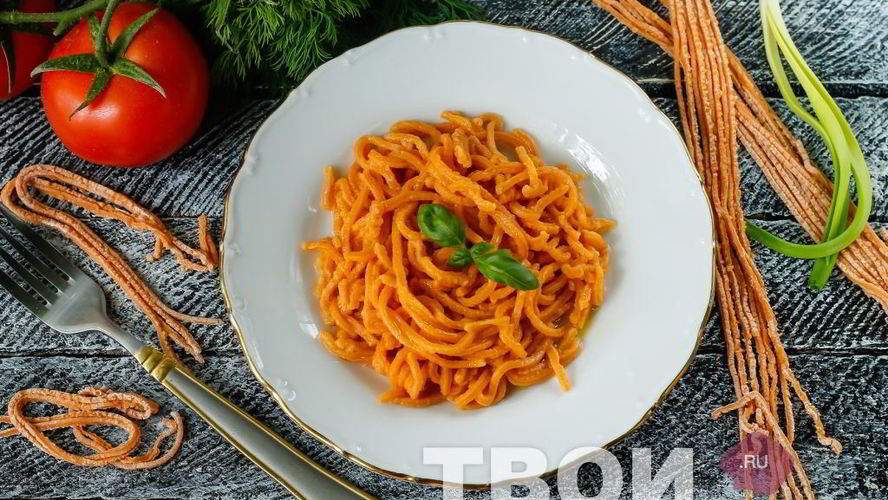 Рецепт томатные спагетти