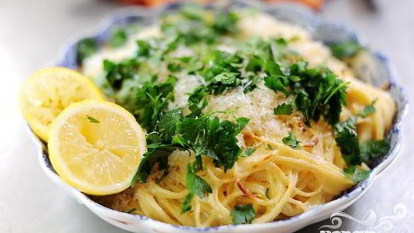 Рецепт Запеченные макароны с лимоном