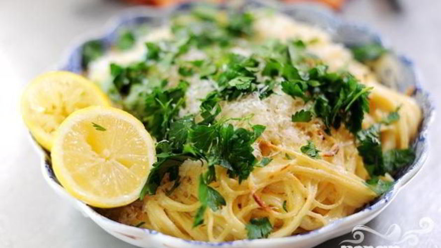 Рецепт запеченные макароны с лимоном