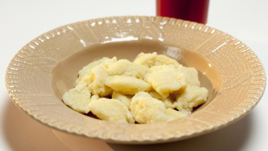 Рецепт манные клецки с киселем