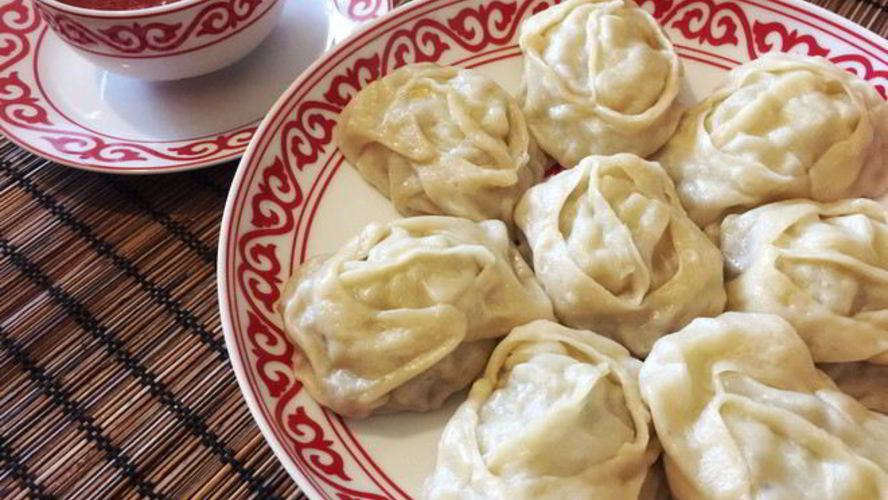 Рецепт манты с тыквой