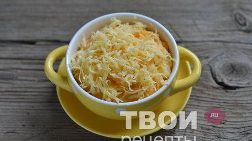 морковно-картофельное пюре с сыром