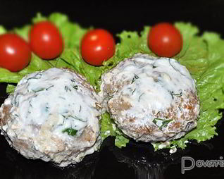 Биточки в сметанном соусе