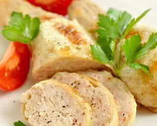 Фаршированные куриные окорочка