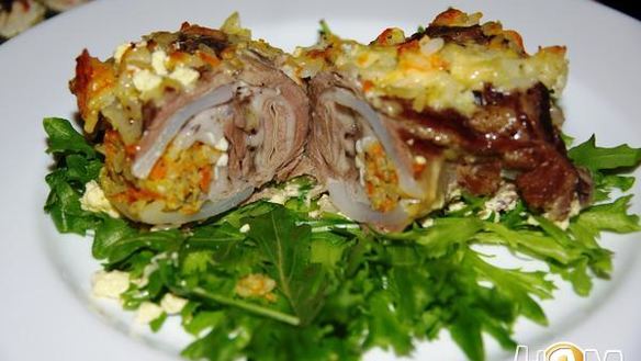 Рецепт Фаршированные свиные калтыки