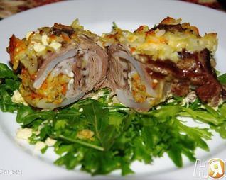 Фаршированные свиные калтыки