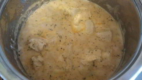 филе грудки индейки в сметанном соусе