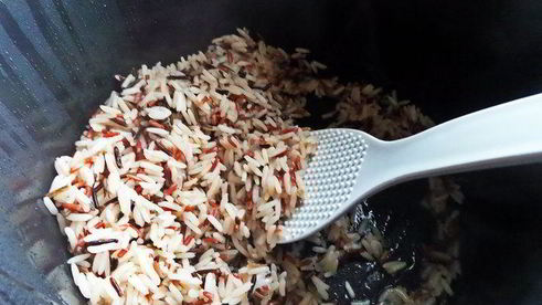 филе индейки с рисом