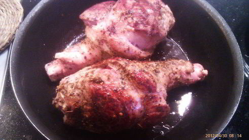 голяшка ягненка, запеченная в духовке