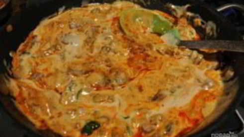 говядина под соусом бешамель