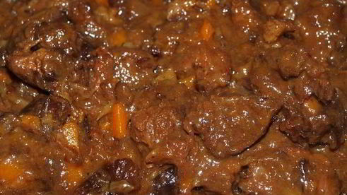 говядина с черносливом