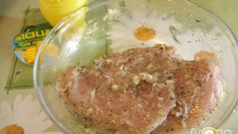 греческая лимонная грудка на гриле