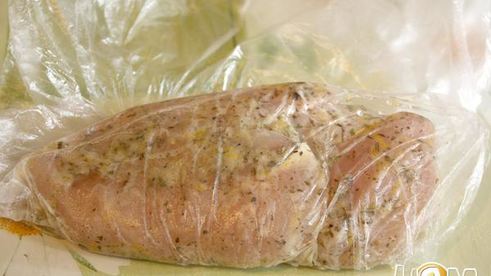 греческая лимонная грудка на гриле