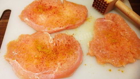 индейка с ананасами в духовке