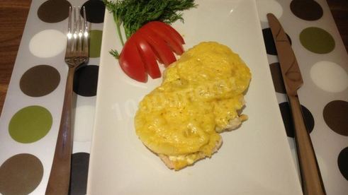 индейка с ананасами в духовке