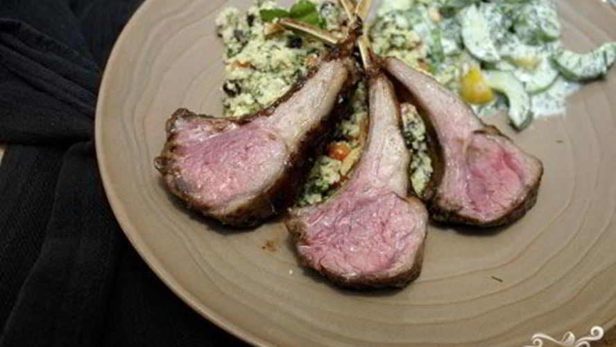 Рецепт каре ягненка на гриле