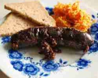 Кровяная колбаса на гриле