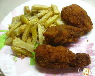 Крылышки куриные во фритюре