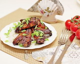 Крылышки в маринаде