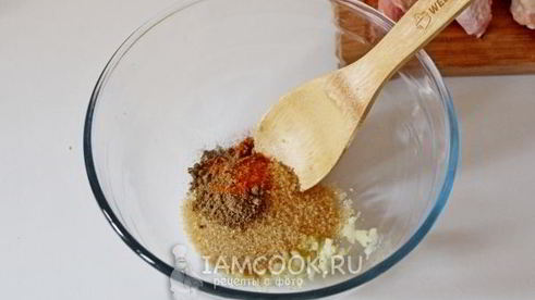 крылышки в маринаде