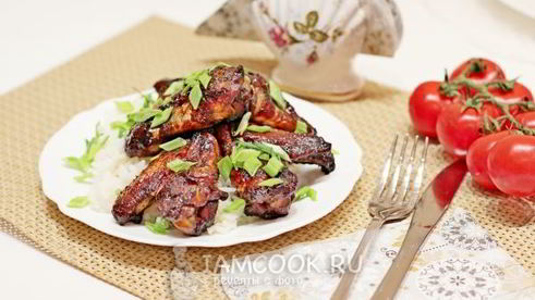 крылышки в маринаде