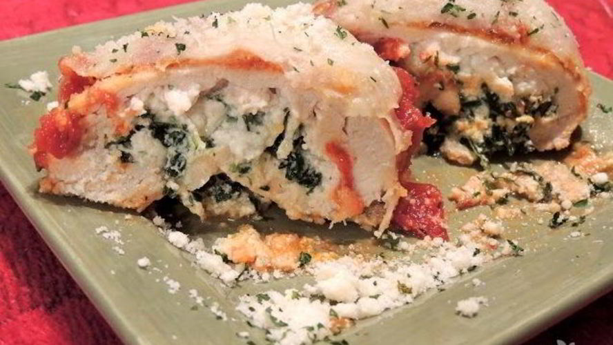 Рецепт куриное филе с сыром рикотта