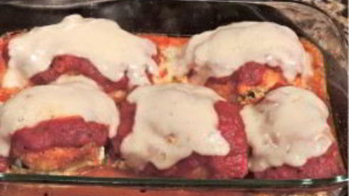 куриное филе с сыром рикотта