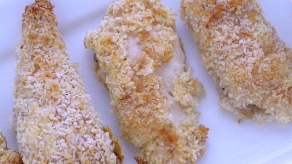 Рецепт Куриное филе в кокосовой панировке