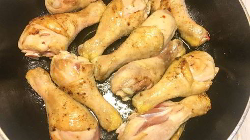 куриные ножки с овощами