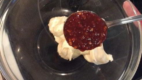 курица под соусом