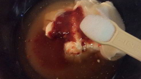 курица под соусом