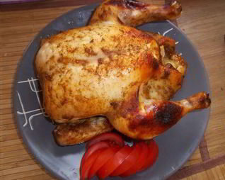 Курица с лимоном под медово-соевым соусом