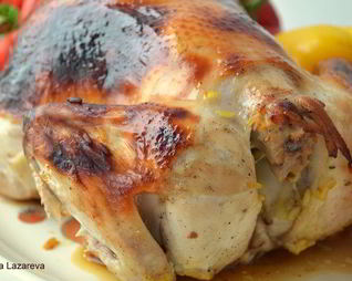 Курица с медом по-восточному